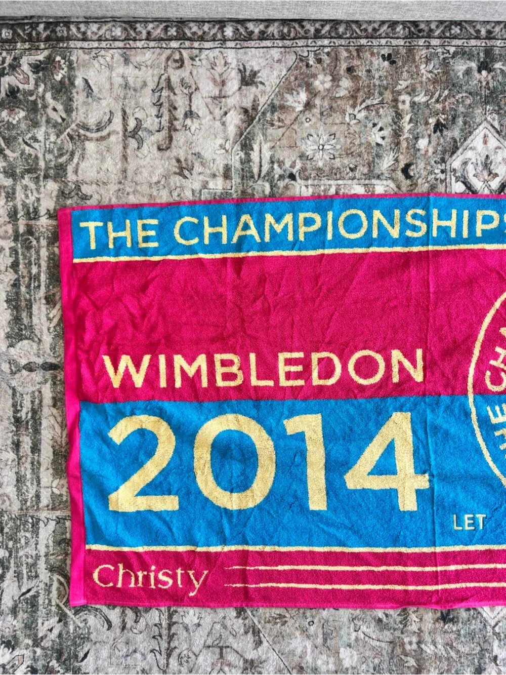 WIMBLEDON 2014 Championship Beach Towel